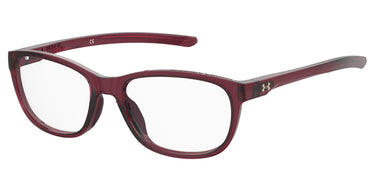 Designer Women Under Armour Eyeglasses: UA 5025 - Crystal Red- SpecSMART Eye Clinic (Diagonal View)